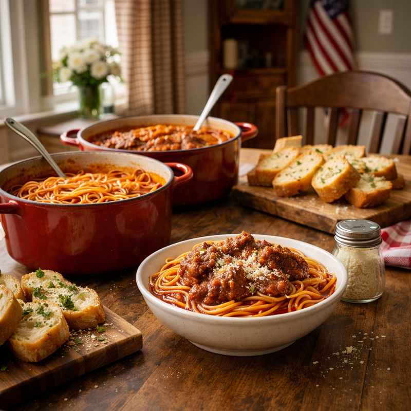 Italian Sunday Gravy (And the Day Tina Learned “Gravy” Means Two Different Things)