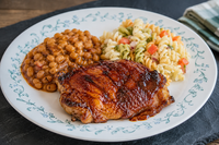 Rush to Table Smoked Barbecue Chicken Thighs