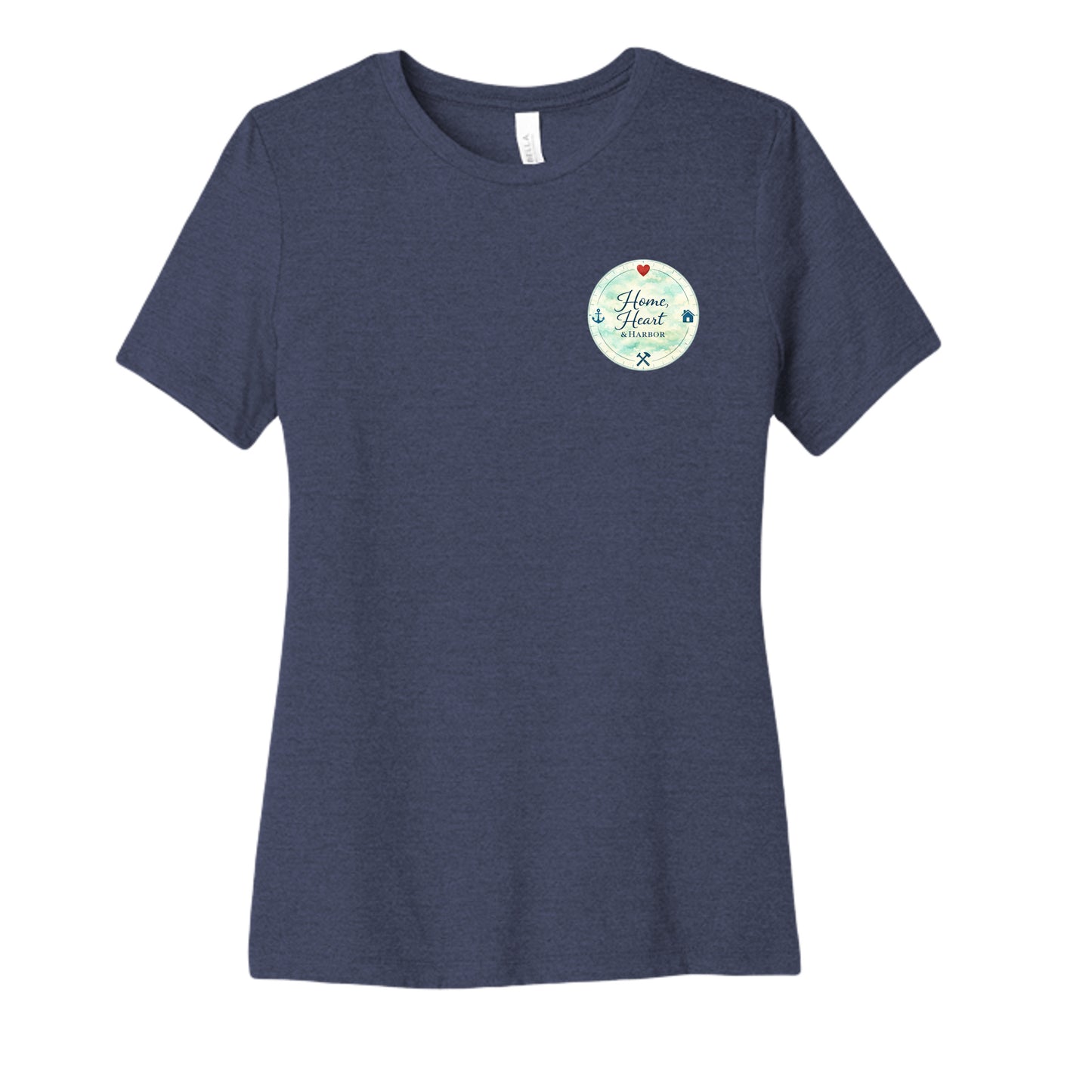 HEATHER NAVY - 6400CVC - FRONT