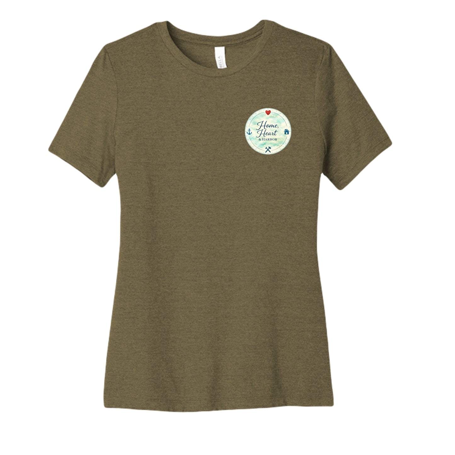 HEATHER OLIVE - 6400CVC - FRONT